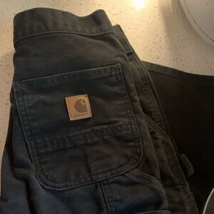 Carhartt Men's Black Work Pants